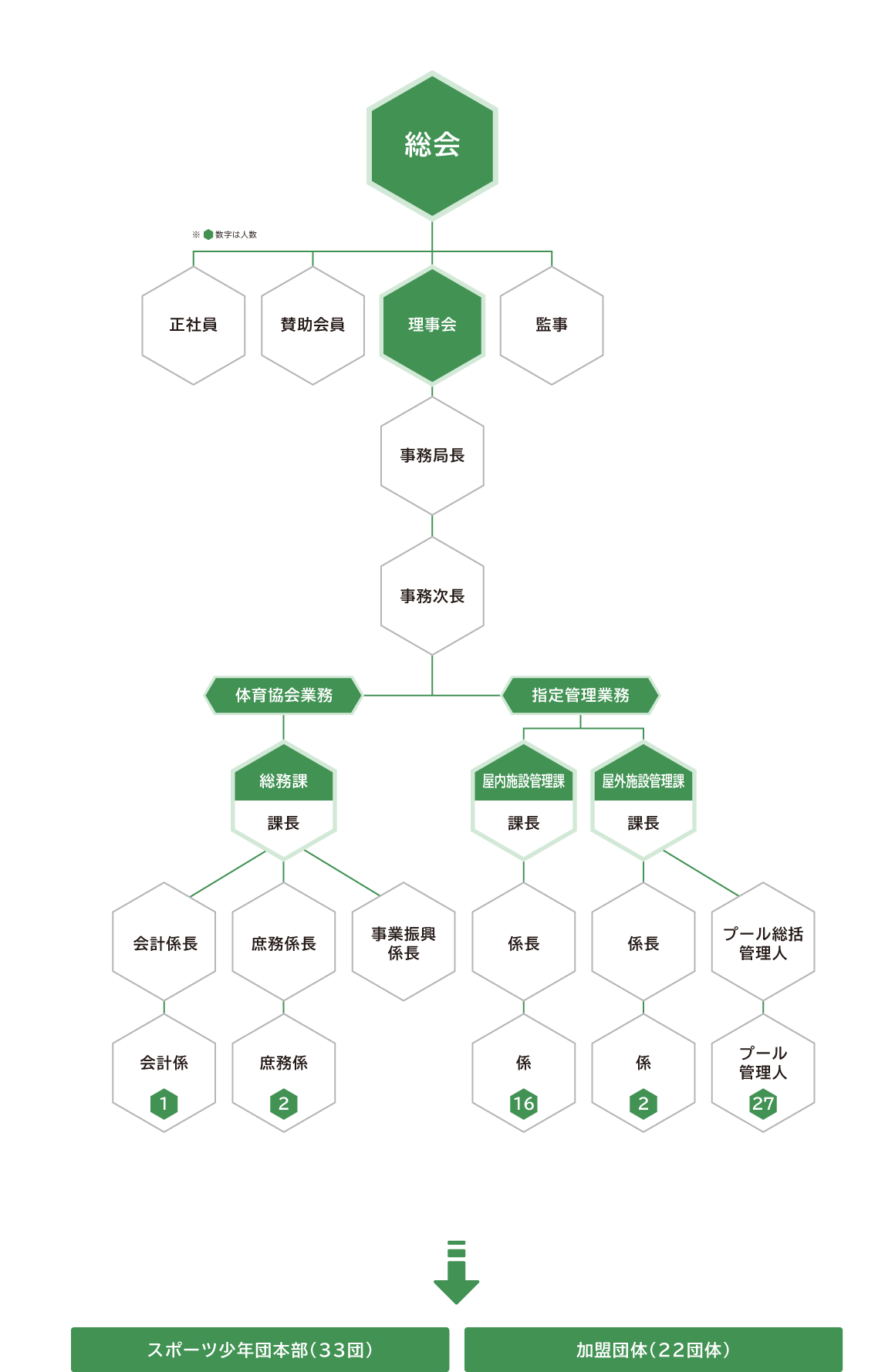 体育協会組織図