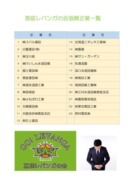 協賛企業一覧